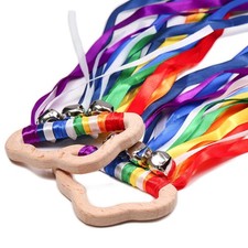 DILIMI Rainbow Hand Kite - Baby Sensory Toys, 9cm x 5cm 54cm,
