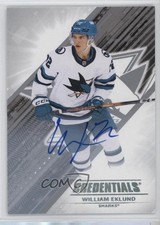 2024-25 Upper Deck Credentials Auto William Eklund #52 Auto 04x2