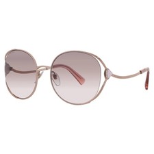 Bvlgari Pink Gradient Grey Round Ladies Sunglasses BV6181B 20143B 57