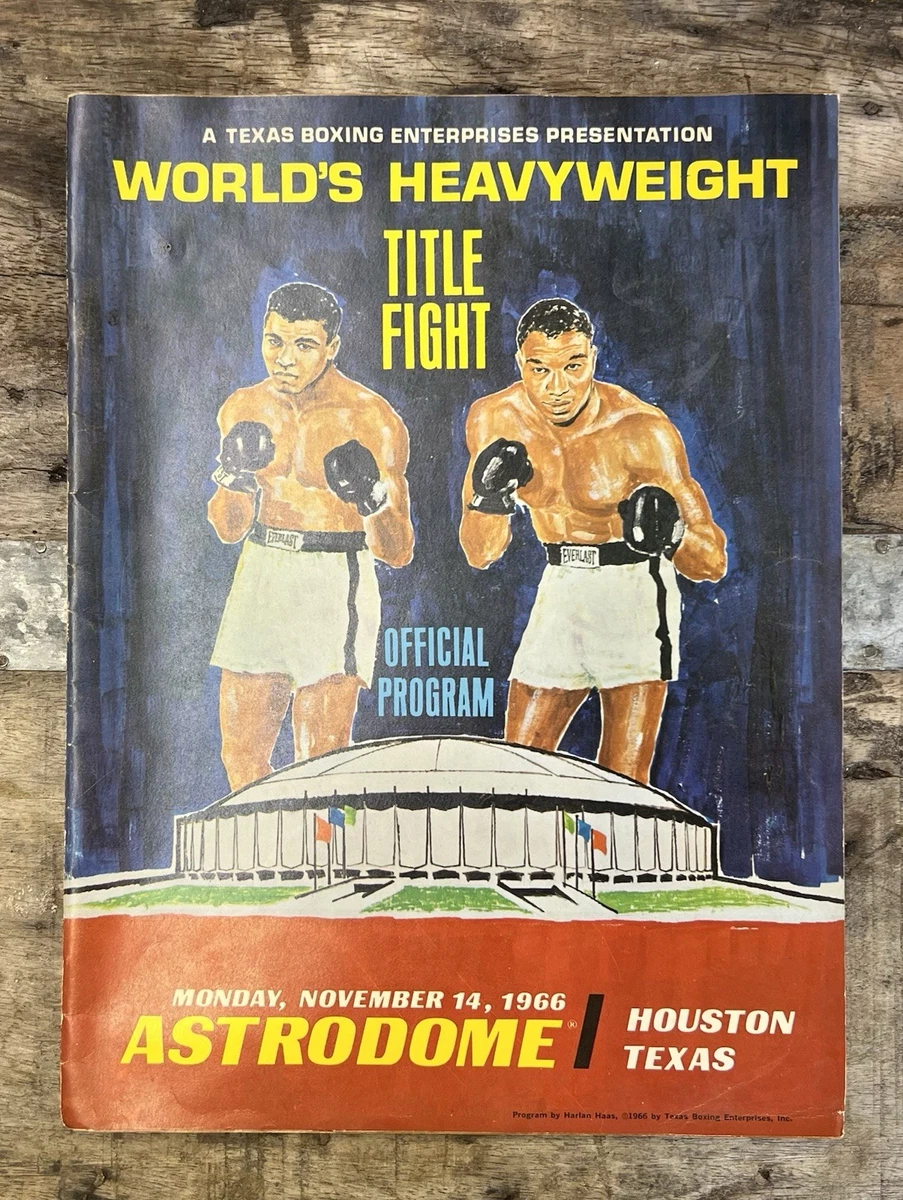 Boxing Vintage Sports Programs for sale | eBay