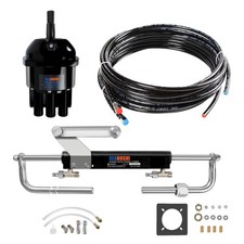 Outboard 90HP Hydraulic Steering Kit,Hydraulic Steering for Boats,Boat Steeri...