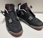 Size 8 Jordan 4 Retro OG Mid Bred 2019 Black Red Pre-Owned