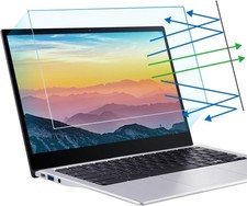 Transparent 13.3" Laptop Screen Protector, Anti Glare Blue Light Filter - 2 Pa