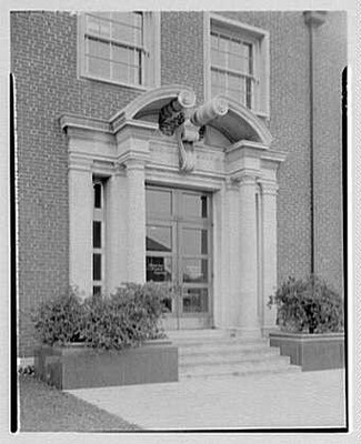 Certain-teed Corp., Lancaster Ave., Ardmore, Pennsylvania. Entrance detail