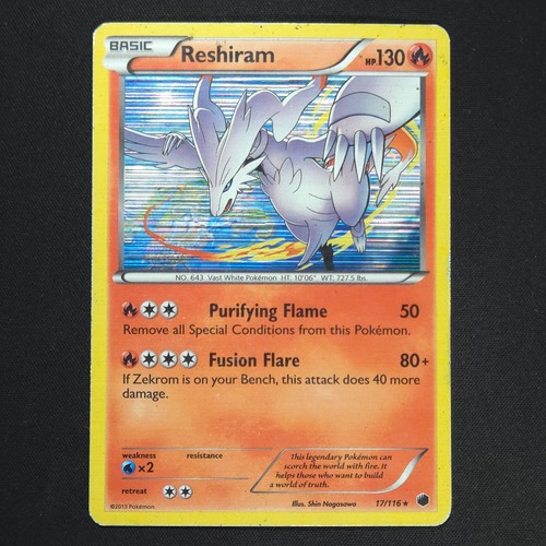 Reshiram 17/116 - Plasma Freeze - Pokemon Card
