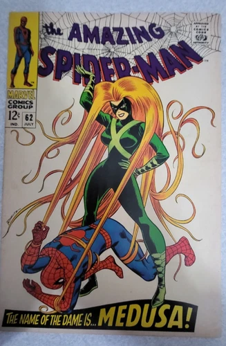The Amazing Spider-Man #62 FN+ (Marvel Comics July 1968) Medusa!