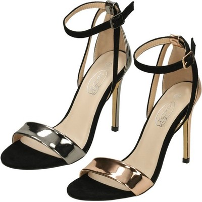 Spot On High Heel Sandals For Women With Ankle Strap