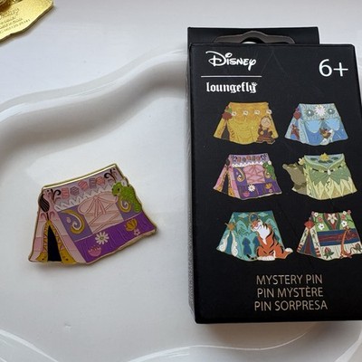 Loungefly Disney Princess Camping Sidekicks Zelt Pin Tangled Pascal Rapunzel