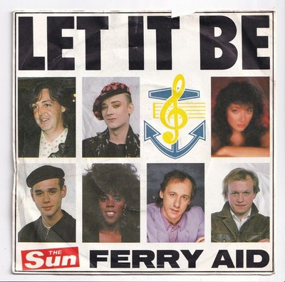 (AL917) Ferry Aid, Let It Be - 1987 - 7 inch vinyl
