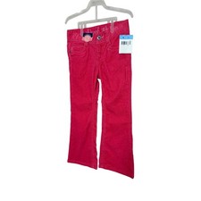 Oshkosh B Gosh Toddler Girls Pink Corduroy Flare Pants Size 5 Adjustable Waist