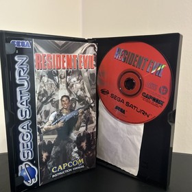 Resident Evil - Sega Saturn (PAL) Video Game Boxed With Manual Disc VGC
