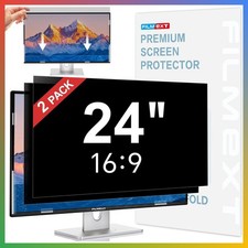 24 Inch Computer Privacy Screen 2 Pack 16:9 Widescreen Monitor Anti Glare Filter