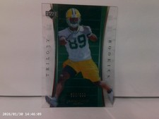 JAMES JONES  2007 UD TRILOGY FOOTBALL #184  SN 96/399  ROOKIE