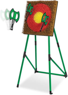 Eastpoint Go Gater Axe Throw Set - Portable Foam Tomahawks & Bristle Target