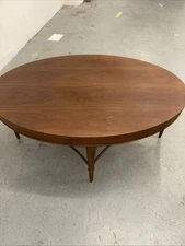 Coffee Table Solid Wood With Brass