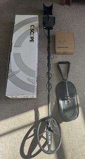 C.Scope CS4PI Pulse Induction Metal Detector with Accessories. New Boxed &Papers
