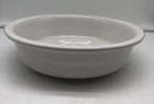 Fiesta Ware Large white serving bowl post 1986 10"x3"