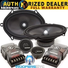 MEMPHIS MCX57C 5"x7" CAR 100W COMPONENT MIDS SPEAKERS TWEETERS CROSSOVERS NEW