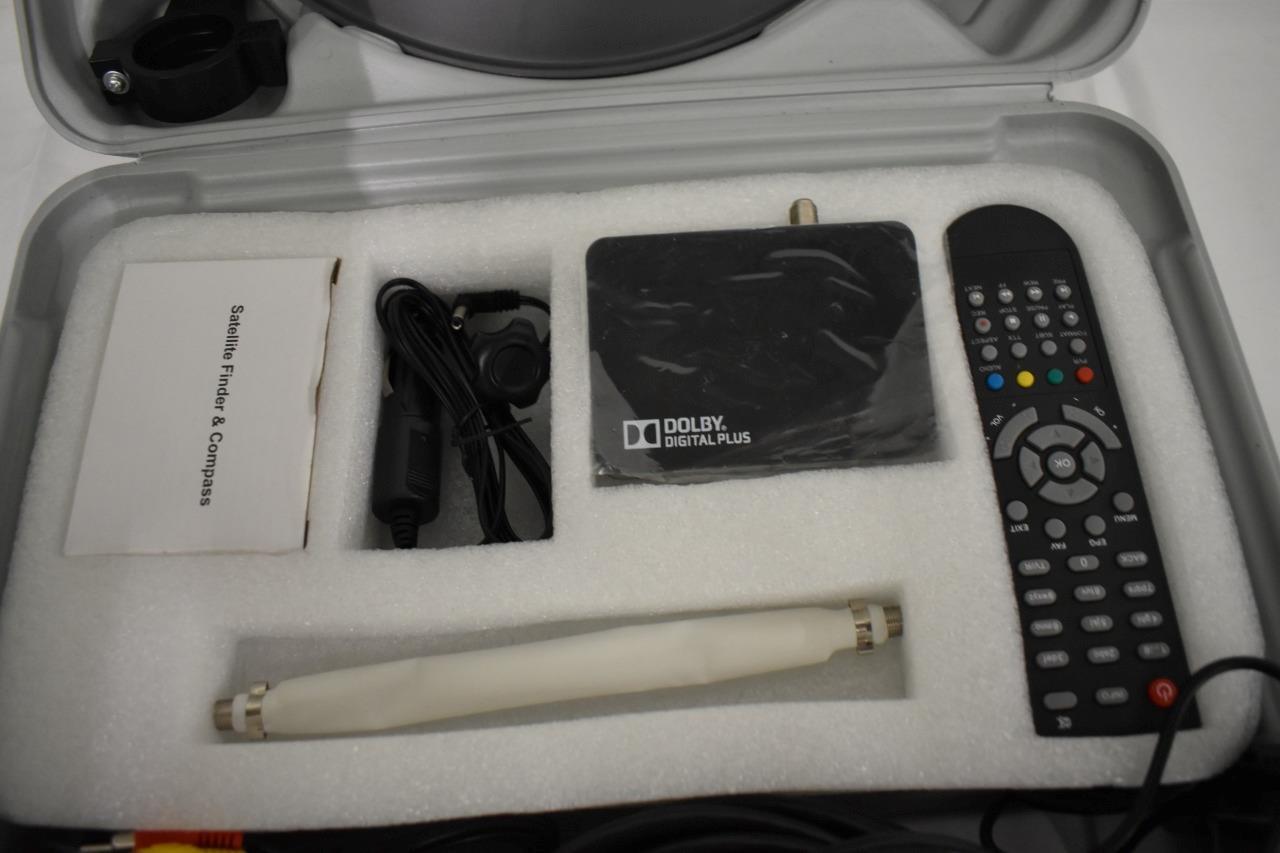 Philex Vision Satellite System HD Portable System in case with remote