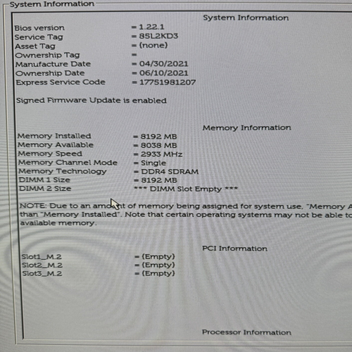Dell OptiPlex 7080 MFF Micro Desktop | Core i7-10700 2.90GHz | 8GB RAM | No SSD - Afbeelding 8 van 9
