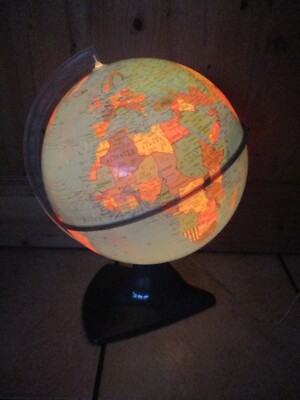 Globus  Leuchtglobus Weltkugel Vintage 60er-80er Jahre BREVETTATO GdP  Sp.A.