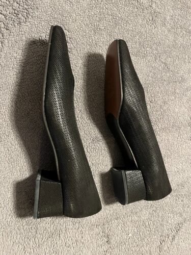 NIB Stuart Weitzman Anyday Nero Scottish Nappa Pump Shoes Size 7.5 Black Slip On - Picture 4 of 5