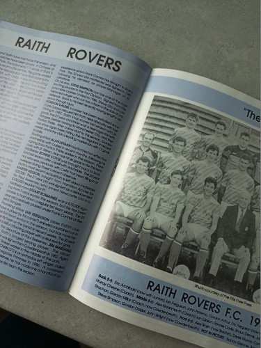Kilmarnock v Raith Rovers Scottish Football Programme 1989 April - Picture 3 of 3