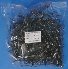 500 -- Spinnerbait, Jig 5/0 Matzuo Mold Hooks Long Shank Black Chrome NP #702010