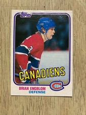 1981-82 Topps Hockey #10 BRIAN ENGBLOM Montreal Canadiens