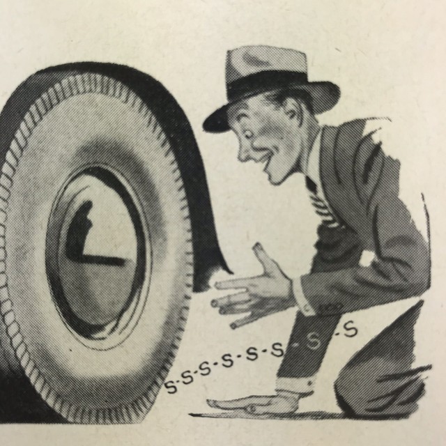 BF Goodrich Tires Car Magazine Print Ad Vintage 1951 ...