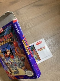 NES Disney Chip 'N Dale Rescue Rangers Box And Manual Only