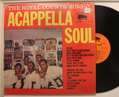 The Royal Counts Lp Sing Acappella Soul On Catamount - Vg++ To Nm / Vg++ (In Shr