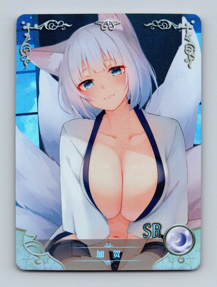 Goddess Story TCG - Kaga Azure Lane - FOIL - Anime Waifu Swimsuit Sexy