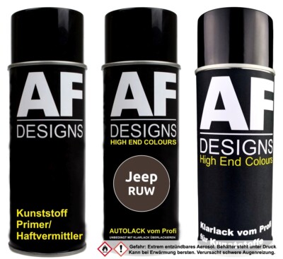 Kunststoff Spraydosen Set für Jeep RUW Walnut Brown Metallic Stoßstange