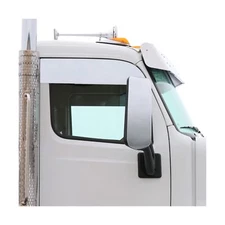 RoadWorks Stainless Steel 6” Chop Tops Peterbilt 567/579, Polished Finish 