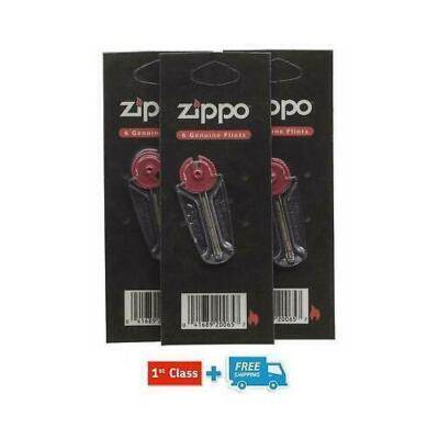 3 PACKUNGEN 100% ORIGINAL ZIPPO FEUERZEUG 18 FEUERSTEINE ORIGINAL PORTOFREI