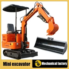 Free Shipping 2025  1 Ton Mini Excavator B&S EPA Engine USA  + PlainBucket-1000
