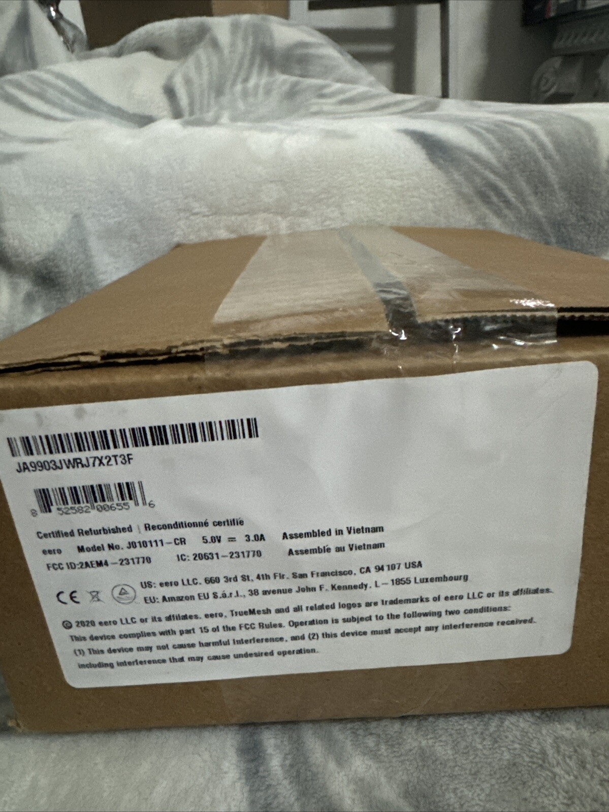 Amazon eero 6 mesh Wi-Fi router | 1.0 Gbps Ethernet | Coverage up to 1,500 sq.!