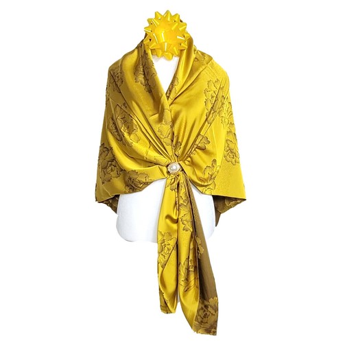 Silk Scarf Mulberry 30 Momme 53" X 53" Large Shawl Wrap SongJin XiangYunSha - Picture 21 of 98