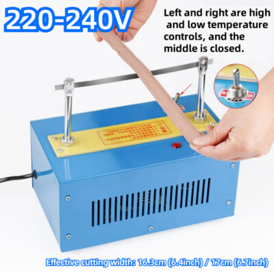 260W 16.3/17CM Heating Hot Heat Rope Cutting  Machine Ribbon Strap Cutter