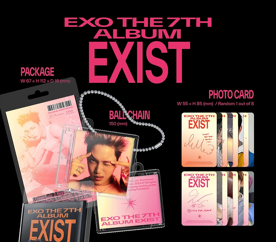EXO EXIST ベッキョン デジパック SMini セット Exo 7th Album Exist Smini Unboxing ( D.O & Baekhyun Ver