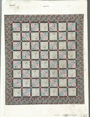 C0360  ROCKIN' ROUND THE BLOCK  QUILT PATTERN/INSTRUCTIONS