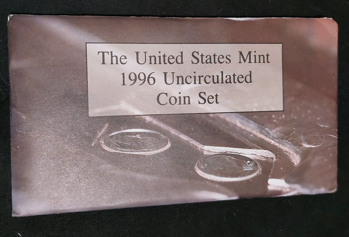 1996 US Mint Set 13 Coin P&D Uncirculated with the 1996 “W” West