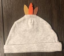 Carter  s Baby Thanksgiving Knit Hat Beanie Turkey Gobble 18 Months