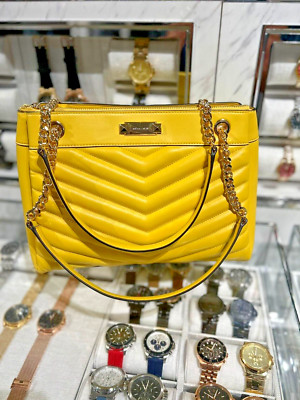 Michael Kors Whitney Women Medium Chain Strap Tote Shoulder