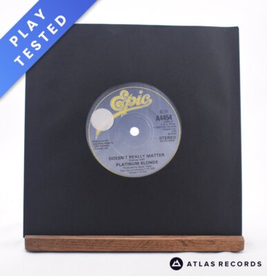 Platinum Blonde - Doesn't Really Matter - 7'' Vinyl Record - EX