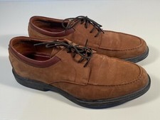 Johnston  Murphy Brown Nubuck Leather Oxfords Men Size 11 M - Italy
