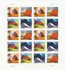 LOWEST PRICE  2021 American Barns Seasons Forever Postcard LOWEST PRICE