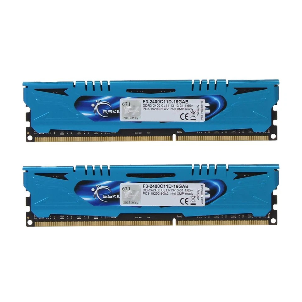 G.Skill ARES 16GB 2x8GB OC DDR3 2400MHz PC3-19200U CL11 240Pin DIMM Memory SDRAM - Image 2 of 4