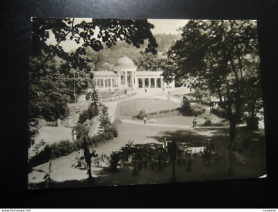 MARIANSKE LAZNE Rudolf Spring Source Cancel Postcard CZECHOSLOVAKIA Czech Republ